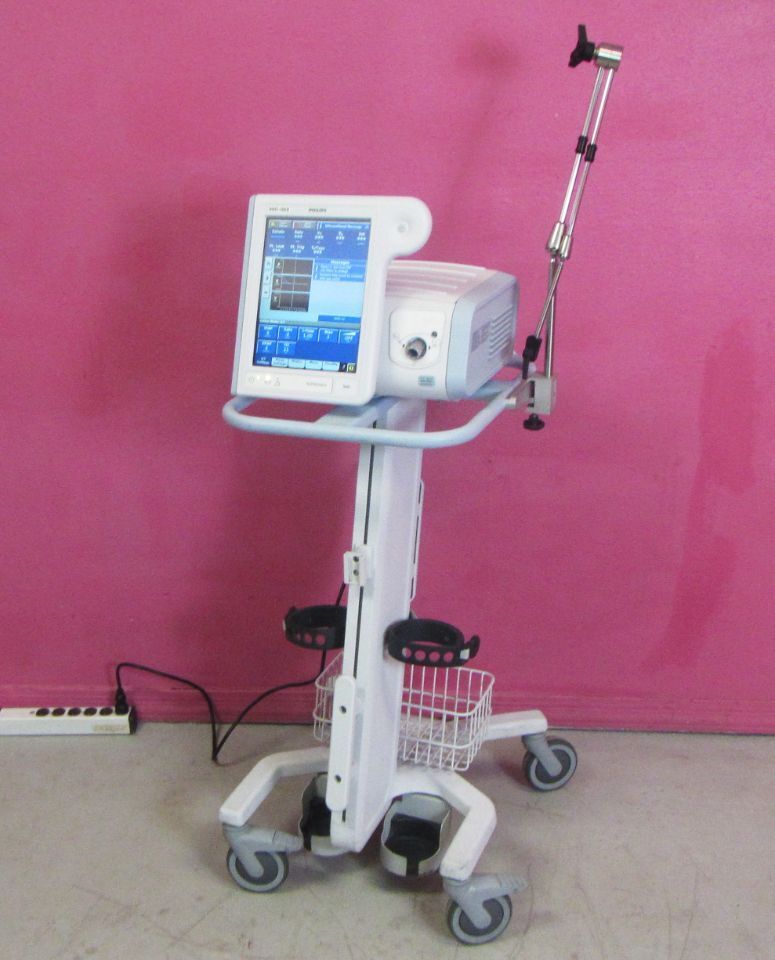 Used Philips Respironics V Assist Ventilator Cart Stand Available