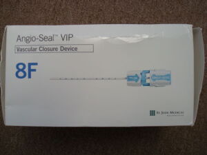 New ST. JUDE MEDICAL ANGIO-SEAL VIP 8F Disposables - General For Sale ...