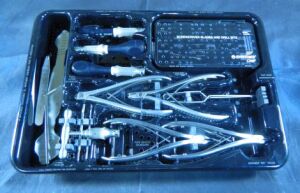 Used SYNTHES Matrix MIDFACE Plating System Surgical Set O/R Instruments ...