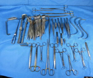 Used V. MUELLER OB / GYN Surgical Tray Set Lot of (52) Instruments O/R ...