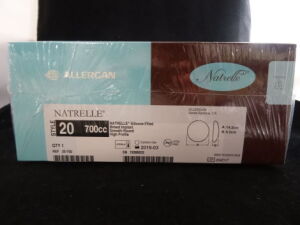 New ALLERGAN NATRELLE 20-700 Silicone-Filled Breast Implant Implants