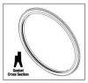 PELTON & CRANE 004341 Door Gasket Autoclave Tabletop