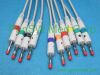 PANSWMED EKG-10002 ten leads cable SPO2 Probe