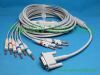 PANSWMED EKG-10002 ten leads cable SPO2 Probe