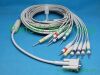 PANSWMED EKG-10002 ten leads cable SPO2 Probe