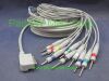PANSWMED EKG10004 Kenz PC109 EKG cable SPO2 Probe