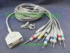 PANSWMED EKG10009 FUKUDA ME EKG CABLE SPO2 Probe