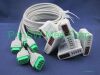 PANSWMED EKG10010 GE Ohmeda ten leads cable SPO2 Probe