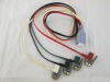 GE 394111-003 Rev.A-F Telemetry ECG Safety Leadwire Set 4-Lead Pinch Grab Bedside Monitor