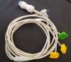 PHILIPS M1364A perinatal ECG Trunk with 989803137651 DECG Reusable Legplate Adapter Cable Fetal Monitor