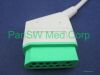 PANSWMED ETC10031P ECG trunk cable for nihon kohden JC-906P SPO2 Probe