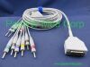 PANSWMED EKG10009 ECG cable for FUkuda ME SPO2 Probe