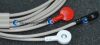 PHILIPS M1605A  Adult Shielded 3-Lead Set, Snaps, Safety, AAMI M1605A  SPO2 Probe