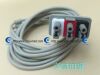 PHILIPS M1605A  Adult Shielded 3-Lead Set, Snaps, Safety, AAMI M1605A  SPO2 Probe