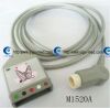 PHILIPS M1520A Adult 5 Lead ECG Patient Trunk Cable, AAMI  SPO2 Probe