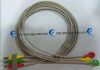 PHILIPS M1615A Shielded, 3-Lead Set,Snaps, Safety, IEC SPO2 Probe