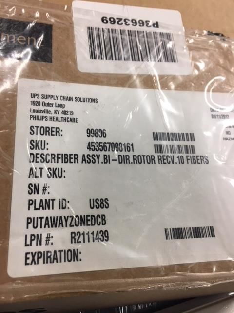 PHILIPS 453567098161 NEW FIBER ASSY,BI-DIR,ROTOR RECV,1 CT Scanner