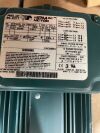 PHILIPS 453567487021 Motor, 3-HP, 230-460VAC, 3 Pha CT Scanner