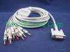 PANSWMED RSP10052H ECG cable spo2 sensor SPO2 Probe
