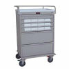 HARLOFF VLT12BIN5 Value Line 12 Bin Med  with Lock Choice, Narcotics Box Instrument Cart
