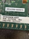 GE 5177270/5177111 SYSCON BOARD  Ultrasound General