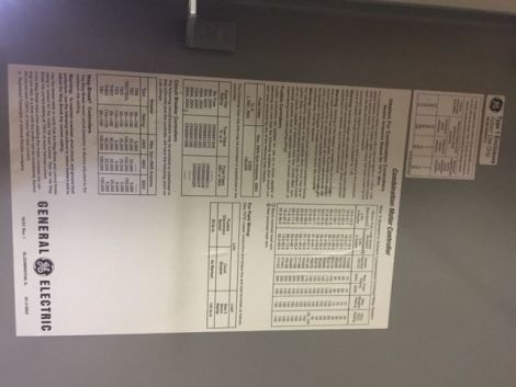 GE 300 line control Breaker box for CT scanner A-1 Mainline cabinet. Model 300-Line Control. CT Scanner