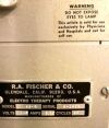 RA FISCHER FischerQuartz 88 Ultraviolet Electro Light Therapy