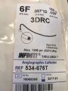 CORDIS 534-676T  3DRC Angiographic Catheter 6F 100cm (X) Catheters