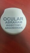 OCULAR INSTRUMENTS Abraham Irid Laser Lens Iridectomy Argon/Diode