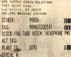 PHILIPS 989603200581 Tube Assy Headphone MRI Scanner