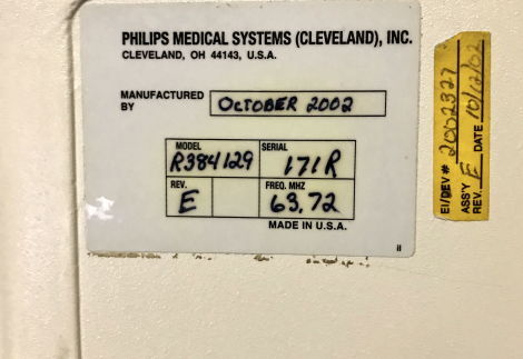 PHILIPS 384129 MRI Coil