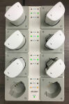 STRYKER T5 400-610 Personel Protection System with Charger 4 Helmets and 4 Batteries