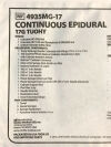 SMITHS MEDICAL Portex 4935MG-17 Continuous Epidural 17G TUOHY (X) 4935MG-17