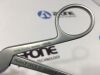 KARL STORZ 459080 OSTRUM Punch W/ Upside Backward Cutting, Round Movable Jaws, 7mm Bite, Working Length 10cm