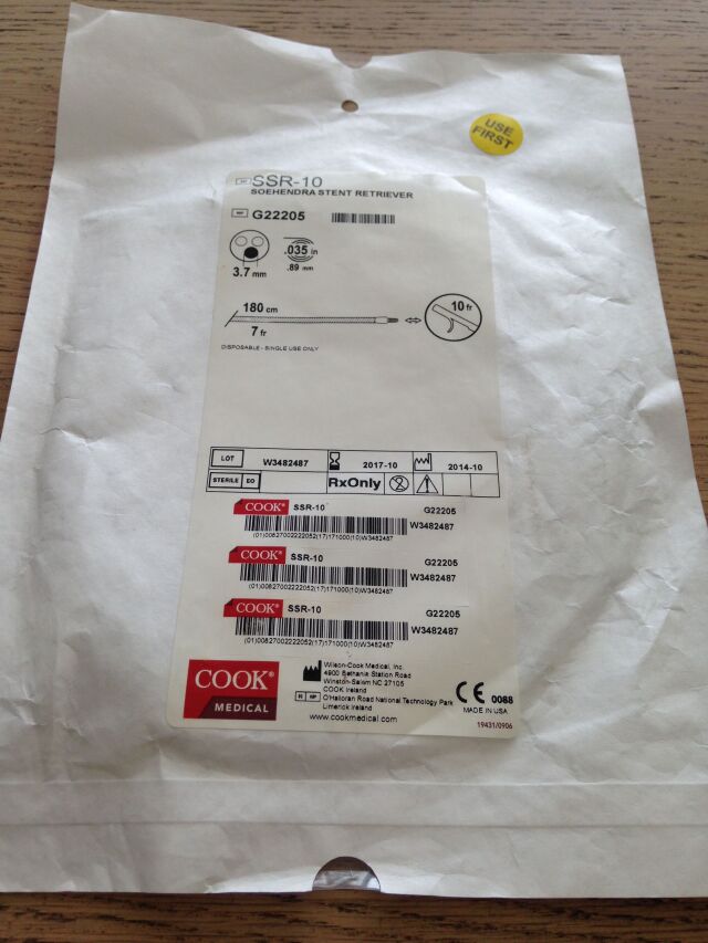 COOK G22205 Soehendra Stent Retriever 7Fr 180cm  (X)