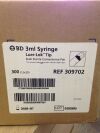 BD 309702 Vacutainer Syringe Luer-Lok Tip 3ml (300/Case)(X)