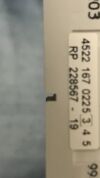 PHILIPS 45221670225 Board  Rad/Fluoro Room