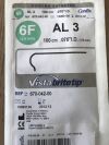 CORDIS 670-042-00 AL 3 Vista BriteTip Guiding Catheter AL 6F 100cm (x)