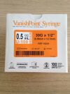 RETRACTABLE TECHNOLOGIES 15221 VanishPoint Syringe .5mL 30G x 1/2in (100/Bx)