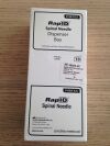 SMITHS MEDICAL Portex Rap ID Spinal Needle Dispenser Box Quincke Point Spinal (25G x 3") (10/Bx) (X) 49263-25