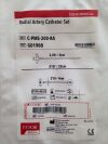 COOK G01908 Medical Radial Artery Catheter Set 3.0Fr (x)