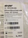 STRYKER Silicone Wound Drain w Trocar 3.2mm 0215-030-000