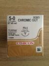ETHICON 1636G Chromic Gut Reverse Cutting 5-0 18in (12/Box)(X)