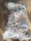 HUDSON RCI 1007 Adult High concentration Elongated See-Thru Oxygen Mask (Lot of 9) 1007