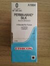 ETHICON A186H Perma-Hand Silk Black Braided 0 18" 36/Bx Sutures