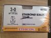 ETHICON Ethibond Excel Green Braided Polyester Suture 3-0 17mm 30" 12/Bx MX552