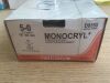 ETHICON D9555 MONOCRYL Poliglecaprone 25 Suture Violet Monofilament 18" (45cm) D9555