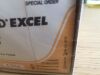 ETHICON D7485 ETHIBOND EXCEL Ployester Suture 1 Green Strand, 1 White Strand Braided, 2 Strands Per Packet 27" (70cm) (X)  D7485