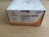 ETHICON D7485 ETHIBOND EXCEL Polyester Suture 1 Green Strand, 1 White Strand Braided, 2 Strands/Packet  D7485