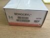ETHICON D8786 MONOCRYL Suture Undyed Monofilament 2-0 27in. (12/Box)(X)